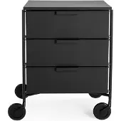 Kartell Mobil Mat Container 3 containers | Mat Black