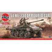 Airfix Modelbouwpakket Militaire voertuigen - 01311V SDKFz.234 Armoured Car Plastic - 1:76 - Modelbouw