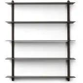 Gejst Nivo Wandplank E Zwart / Zwart - Wandplanken As Black - 20140