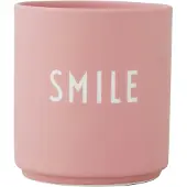 Design Letters favoriete mok 25 cl Smile-old rose