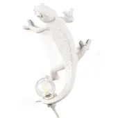 Seletti Chameleon Lamp Going Up Wandlamp Wit - Kinderlampjes Hars White - 15092