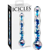 Pipedream Icicles glazendildo Icicles No. 8 blauw,transparant - 7 inch