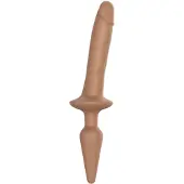 Strap-On-Me Switch Realistic S - 2-in-1 siliconen dildo (natuurlijk)