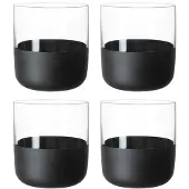 Villeroy & Boch Manufacture Rock shotglas 4 cl 4-pack Clear