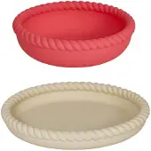 OYOY Mellow bord en kom Vanilla-CherryRed