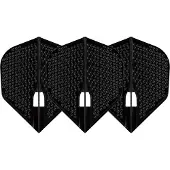 L-Style Champagne L3 Shape Dimple Black - Dart Flights