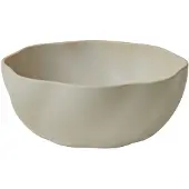 Broste Copenhagen Limfjord Kom Lichtgrijs 20 Cm - Serveerkommen Steengoed Light Grey - 14533488