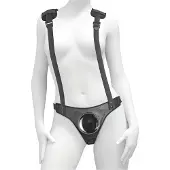 Body Dock - bevestigbare onderstuk met schouderbanden (zwart)