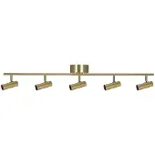 Globen Lighting Hubble 5 Long plafondlamp Geboend messing
