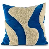 By On Fluffy kussen 50x50 cm Blue-beige