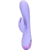 Shots Smooth Silicone Rabbit Vibrator - Digital Lavender