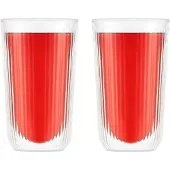 Bodum Douro Dubbelwandig Drinkglas Pak Van 2 35 Cl - Drinkglazen Borosilicaatglas Clear - 12137-10