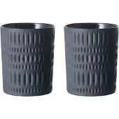 Nachtmann Ethno Whiskyglas 30,4 Cl Pak Van 2 Zwart - Whiskyglazen & cognacglazen Kristal Black - 105395