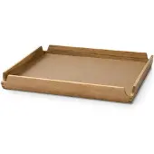 Lind DNA Dienblad Square S Airy Nupo Nougat / Teak