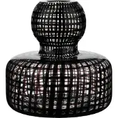 Marimekko Flower vaas Ø10 cm Clear-black