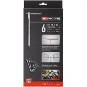 Facom 84TCD.J6 Inbus Haakse schroevendraaierset 2.5 mm, 3 mm, 4 mm, 5 mm, 6 mm, 8 mm 6-delig