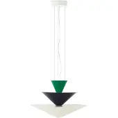 &tradition Gio LN14 hanglamp Ø60 cm Signal green-deep blue-ecru