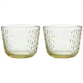 Marimekko Syksy Drink 20 Cl Pak Van 2 - Glazen tumblers Glas Pale Yellow - 073924-220