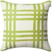 Chhatwal & Jonsson Shimla kussenhoes 50x50 cm Lime