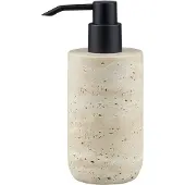 Mette Ditmer Travertine zeepdispenser 17,5 cm Linnen