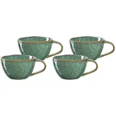 Leonardo Koffiekop Matera Groen 290ml (4-Delig)