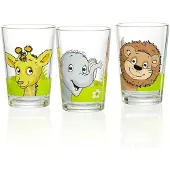 Ritzenhoff & Breker 8x Ritzenhoff & Breker Jungle dieren, Drinkglazen, Veelkleurig