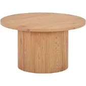 Ebuy24 Salontafel Boavista | mdf naturel 80x80x45 cm salontafels | NADUVI