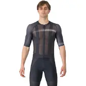 Castelli Climber's A/C korte mouw trui zwart donkergrijs, Maat XXL