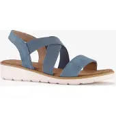 Natuform dames sandalen denim blauw maat 40