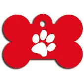 Imarc H141230r Big Bone 4x2 Cm Naamplaatje Voor Huisdieren