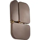 QAZQA Design wandlamp brons 3-lichts - Planes