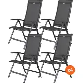 Hartman Set van 4 - Salvatore verstelbare tuinstoel