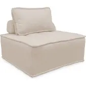 Sweeek Modulaire fauteuil in stof Crème