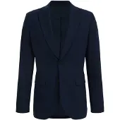 We fashion - Heren slim fit blazer - THE FLEX SUIT - Slim/Tall fit - Donkerblauw - Maat: 48