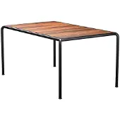 Houe AVANTI tuintafel met stalen frame/houten blad