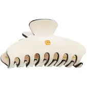Balmain Hair Couture Cellulose Acetate Pince à cheveux Medium White/Black Haarspelden 1 st