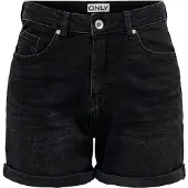 ONLY Onljosephine High Waist Regular Fit Shorts Dames Zwart S