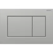 Geberit drukplaat sigma 01, 2-toets square kunststof gelakt mat chroom