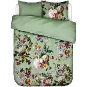 Essenza Dekbedovertrek Fleur Quiet Green Satijn-240 x 200 / 220 cm | Lits-Jumeaux