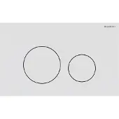 Geberit Sigma40 rond bedieningspaneel mat wit voor Sigma UP320 of UP720 inbouwreservoir