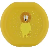 Trixie Set van twee snackdoosjes met clip - Mr. Lion- Makkelijk te openen - BPA-vrij - Voor School en Onderweg