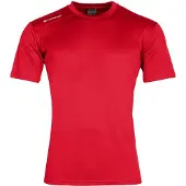 Stanno sportshirt rood Sport t-shirt Jongens/Meisjes Polyester Ronde hals - maat 128