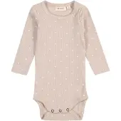 Lil´ Atelier Rompertje/body 'NBFGago' beige / wit