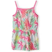 MINOTI Overall geel / lichtgroen / oranje / pink