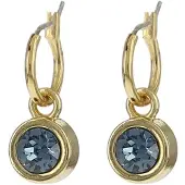 Biba 80313 Oorhangers goud Black Daimond