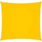 vidaXL Schaduwdoek rechthoekig 2x2,5 m oxford stof geel