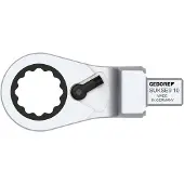 Gedore 2827751 Insteek-ringratelsleutel, omschakelbaar SE 9x12, 17 mm