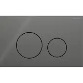 Geberit drukplaat sigma 40, 2-toets round glas lava