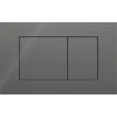 Geberit Drukplaat Sigma 40, 2-toets Square Glas Lava