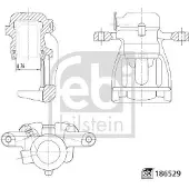 FEBI BILSTEIN 186529 Remklauw